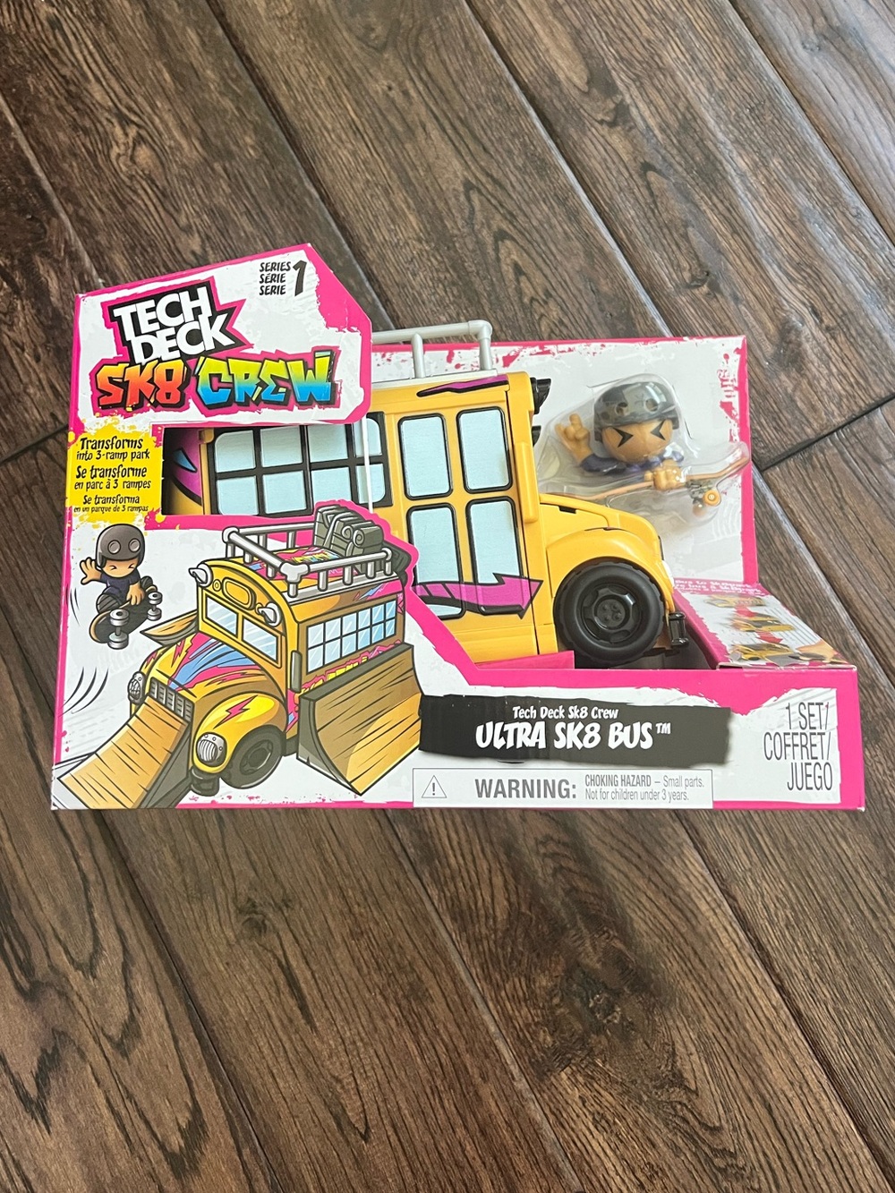 Tech Deck Ultra SK8 Bus Playset - Yellow